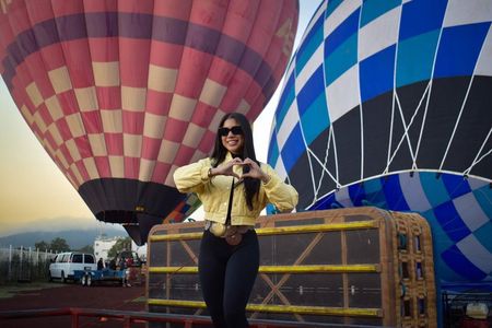 Hot Air Balloon Experience TEOTIHUACAN + BREAKFAST IN CAVE