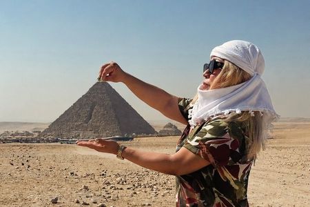 Full Day Pyramids Sphinx & Grand Museum Nile Felucca or Bazaar
