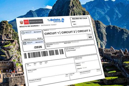 Machu Picchu Tickets – Choose Circuit 1, 2 or 3