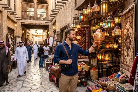Doha Authentic Food at Souq Waqif and Culture Msheireb Downtown
