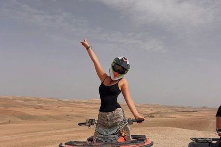 Marrakech Agafay Desert Dinner Show and Quad bike and camel ride