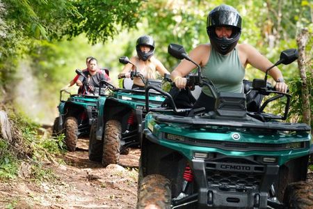 Tamanique Waterfalls ATV Adventure Pickup from Surf City