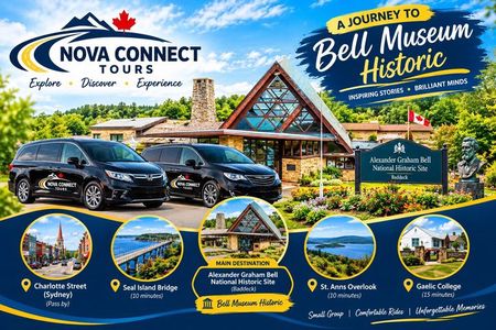 Baddeck and Bell Museum Cape Breton Scenic Adventure Tour