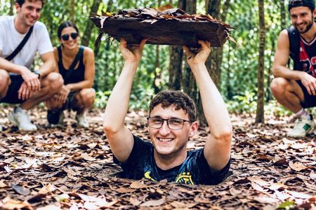 Cu Chi Tunnels and War Remnants Museum with Local Storyteller