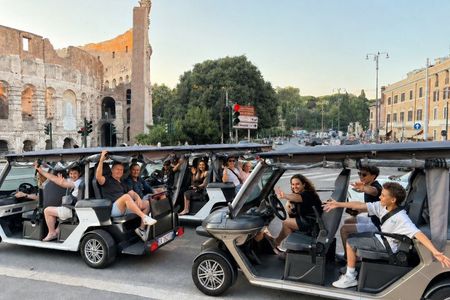 Discover Rome in 3 hours Premium Golf Cart Tour