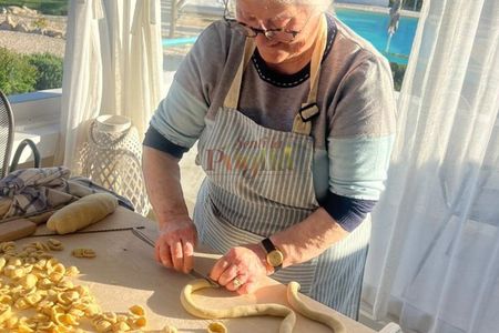 Orecchiette Cooking Class with Apulian Dinner and Wine