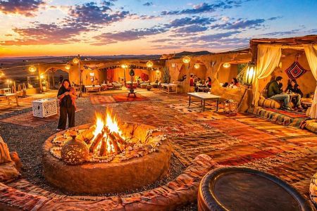 Marrakech Agafay Sunset Camel Ride, Dinner Show and Stargazing
