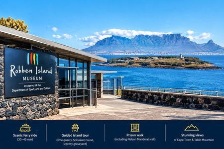Robben Island Museum Ferry Ticket & Official Museum Guided Tour