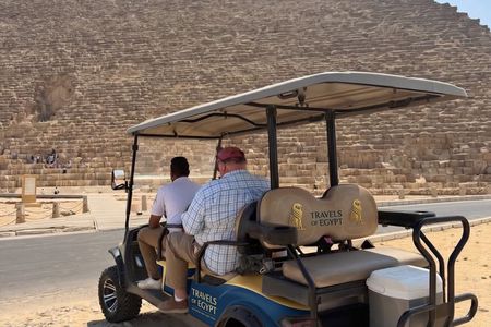 Giza Pyramids VIP Express Tour with Private Golf Cart