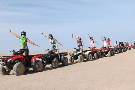 Hurghada Quad Bike Safari with Camel Ride and BBQ Dinner