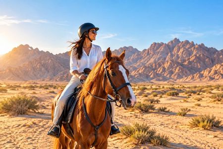Sharm El Sheikh, 1 Hour Scenic Desert Horse Ride with Transfers