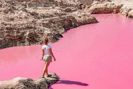 Madaba Mount Nebo Baptism Pink Lake Salt Beach and Dead Sea Tour
