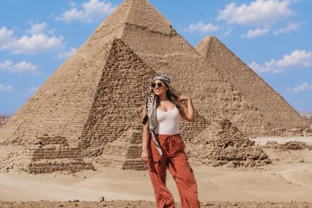 Giza Pyramids Photoshoot: Sphinx, Panoramic Spot, Horses & Camels