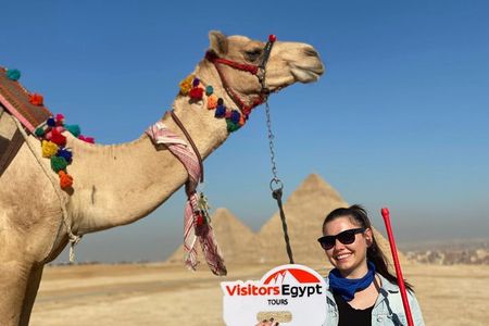 Full-Day Tour at Giza Pyramids & Sphinx & Memphis & Saqqara & Dahshur