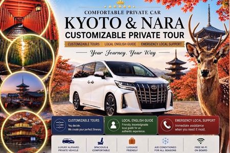 Kyoto & Nara Customizable Private Tour (Local Licensed Guide)