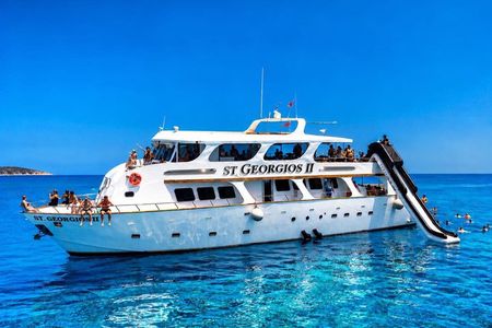 Protaras Turtle LUX Yacht with Slide, Optional BBQ & Transfers