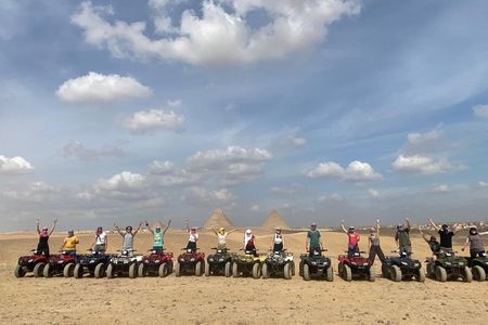 Private Quad Bike ATV Tours in Desert of Giza Pyramids & Market⁠