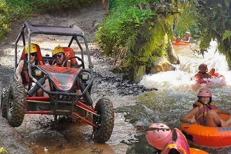 UTV Buggy Bali and Cave Lazy Tubing with Lunch and Transfers