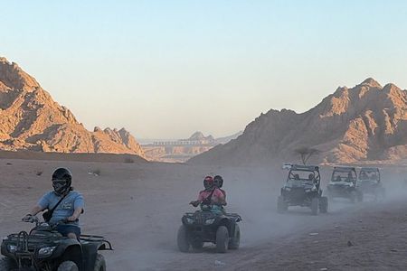 Quad & Camel Ride & Bedouin Dinner BBQ Night Show in Desert Sharm