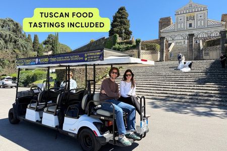 Golf Cart Grand Tour in Florence including Oltrarno and Piazzale