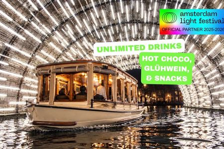 Amsterdam Light Festival: Heated Cruise with Hot Drinks & Bite