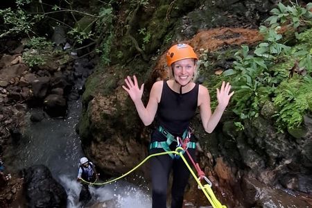 Canyoning and waterfall rappelling in Boquete, Chiriquí