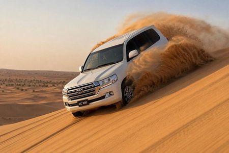 DOHA :Half Day Desert Safari Sandboarding Camel & Inland sea Tour