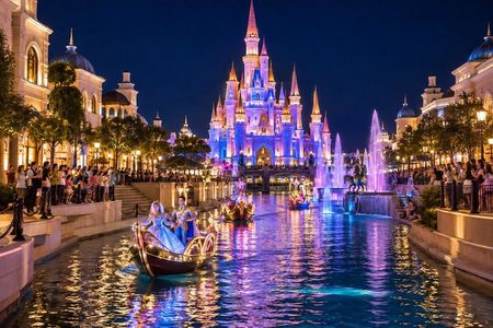 Alanya Land of Legends Night Show and Shopping Transfer