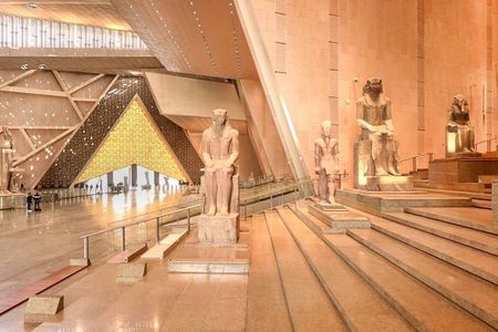 Grand Museum & Pyramids by Bus from Sharm El Sheikh