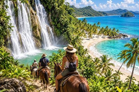 Samana Full-Day Tour from Punta Cana: Waterfall & Bacardi Beach