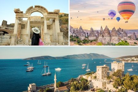 Turkey Dream: Tour to Bodrum, Pamukkale, Ephesus, Cappadocia
