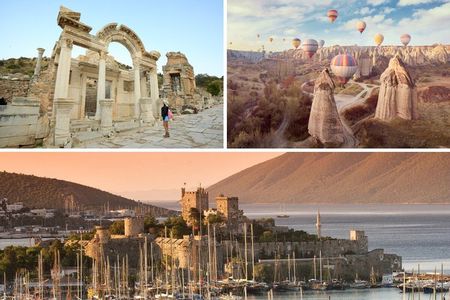 Turkey Tour: Pamukkale, Bodrum, Ephesus, Cappadocia & Camel Ride