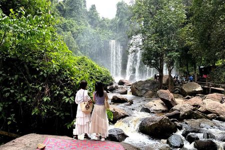 Kulen Mountain Waterfall Tour with Picnic Lunch from Siem Reap