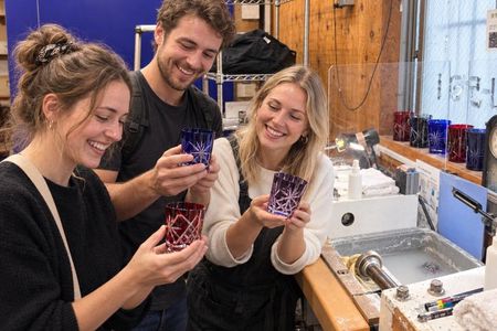 Sumida, Tokyo: Cut Your Own Edo Kiriko Glass with an Artisan