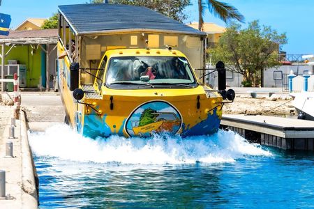 Bus That Drives Into the Sea Unique Curaçao Amphibious Tour