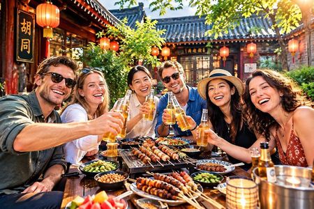 Beijing: Hutong Food Tour with Secret Courtyard BBQ & Craft Beer
