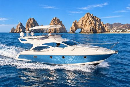 Private Luxury 45ft Yacht Cabo: El Arco up to 10 Pax