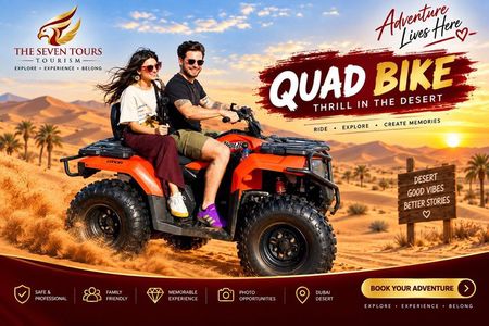 Red Dunes Safari Dubai Quad Bike Camel Ride Sandboard &BBQ Dinner