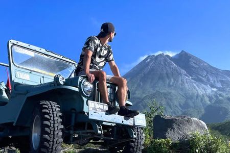 Merapi Volcano Sightseeing Jeep Tour with Pickup
