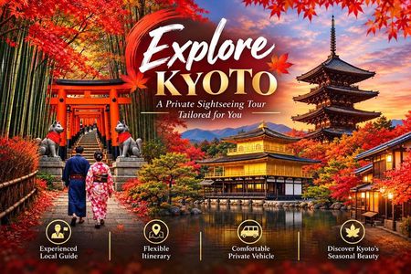 Kyoto Private Highlights Tour with English Guide and Hotel Pickup