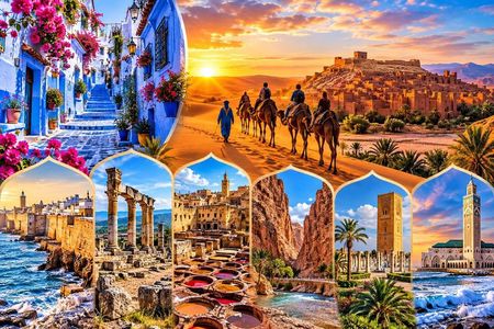 10-Day Morocco Tour from Tangier to Casablanca via Sahara
