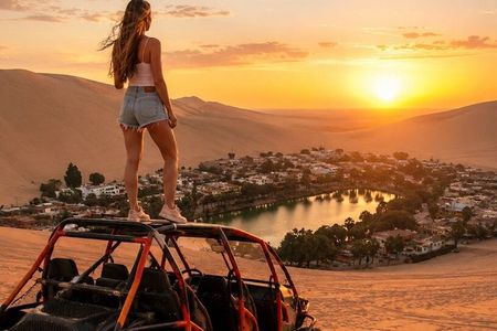 From Lima : Paracas,Islands, Huacachina Oasis with hotel pickup