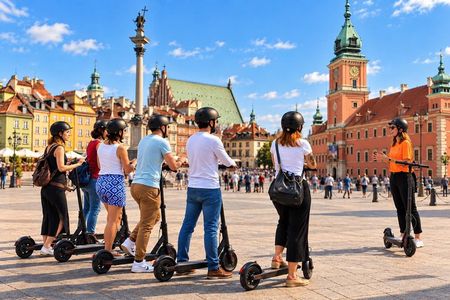 Warsaw Highlights: Full 3.5-Hour Guided E-Scooter Tour