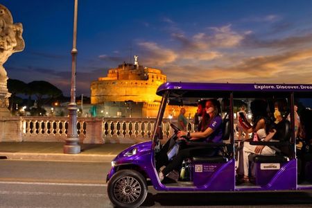 Rome Night Golf Cart Tour with Vatican City and Trastevere