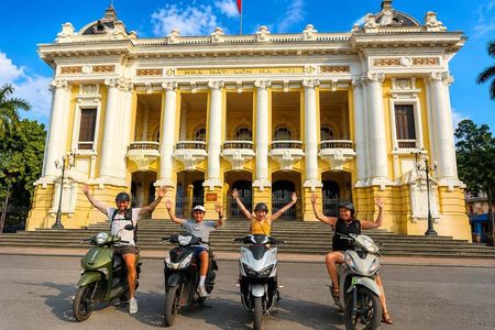 Hanoi City Hidden Gems Highlights Scooter Tour