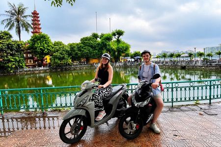 Hanoi City Hidden Gems Highlights Scooter Tour