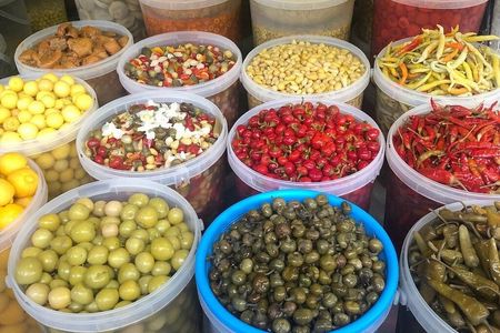 PRIVATE Casablanca Market Tour & Home Cooking Class with Chamsi
