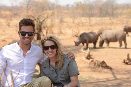 Game Drive and White Rhino Walking Safari in Livingstone