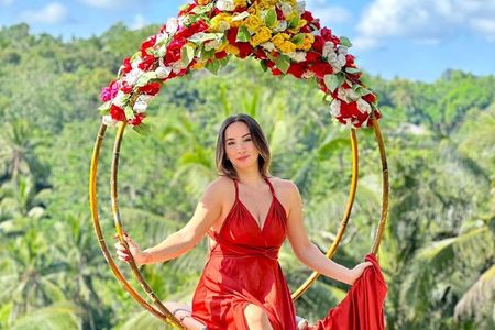 Bali Swing Tour with Koi Fish Boat Monkey Forest and Falls