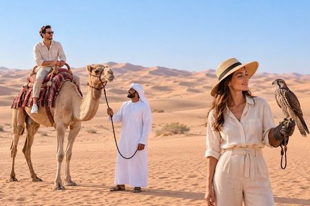 Dubai Private Evening Red Dunes Safari, BBQ & Premium Camp